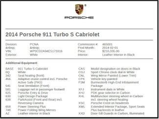 2014 Porsche 911 Turbo S