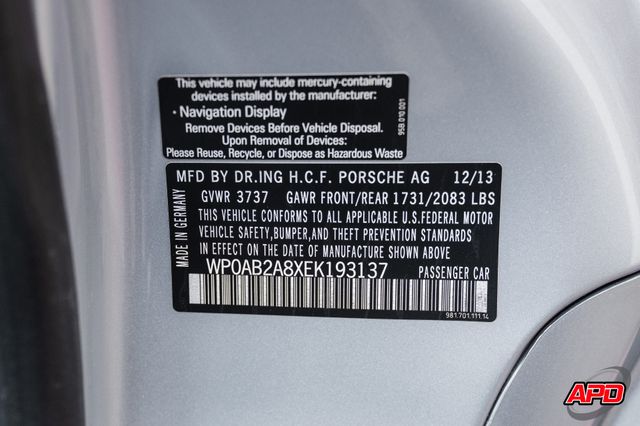 2014 Porsche Cayman S 2014 Porsche Cayman S