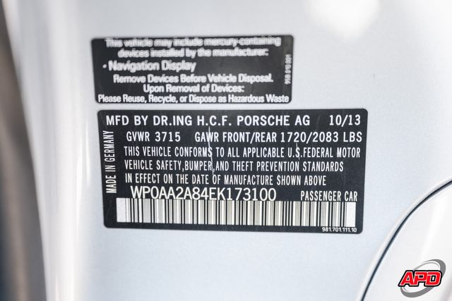 2014 Porsche Cayman 2014 Porsche Cayman