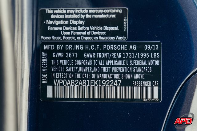 2014 Porsche Cayman S 2014 Porsche Cayman S