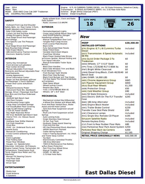 2014 Ram 3500 Tradesman 6.7L CUMMINS DIESEL Auto 4WD | Dallas, TX | East Dallas Diesel 2014 Ram 3500 Tradesman 6.7L CUMMINS DIESEL Auto 4WD | Dallas, TX | East Dallas Diesel