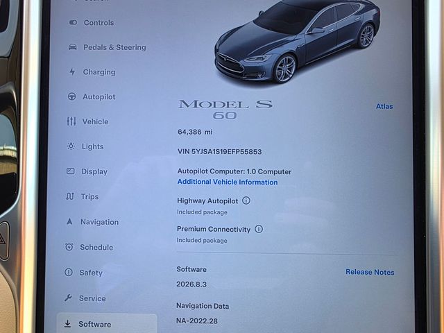 2014 Tesla Model S 60 2014 Tesla Model S 60