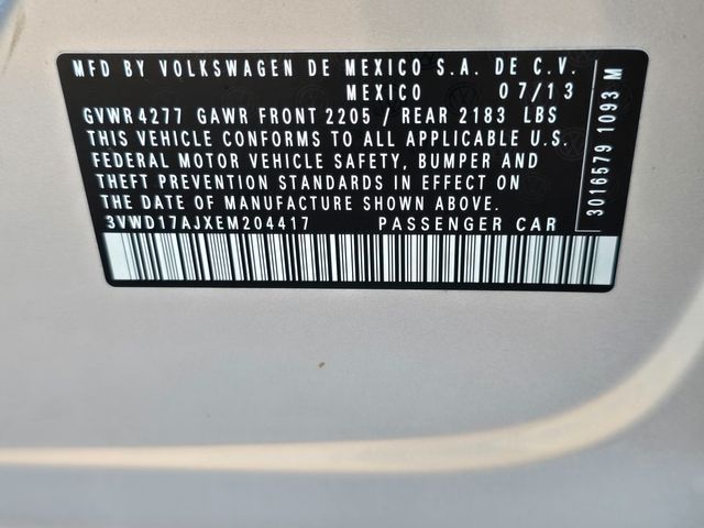 2014 Volkswagen Jetta SE PZEV