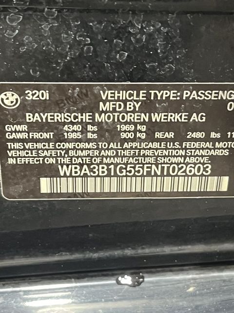 2015 BMW 3 Series 320i | Annapolis, MD | Annapolis Public Auto Auction 2015 BMW 3 Series 320i | Annapolis, MD | Annapolis Public Auto Auction