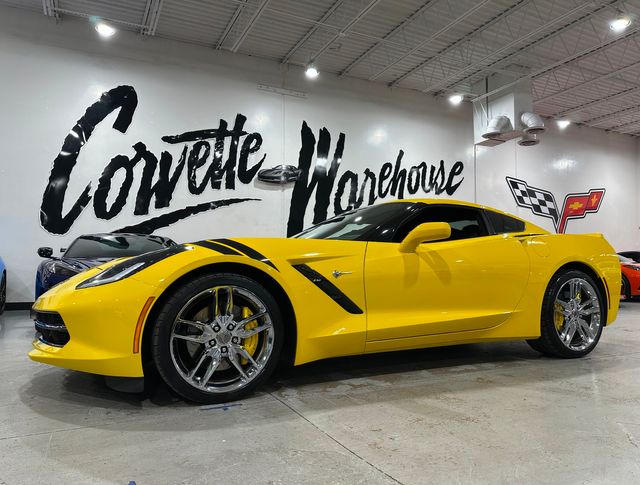 2015 Chevrolet Corvette Coupe 3LT, Z51, 7-SPD, J6E, Stinger, Chromes, 22k | Dallas, Texas | Corvette Warehouse 