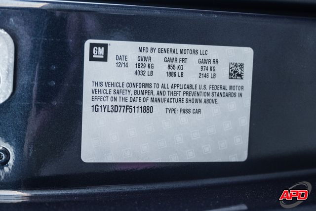 2015 Chevrolet Corvette Stingray Z51