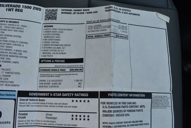 2015 Chevrolet Silverado 1500 Work Truck