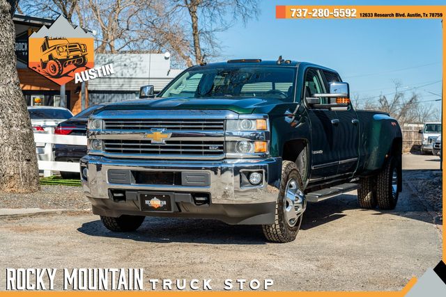 2015 Chevrolet Silverado 3500HD LTZ LONG BED DRW 4X4 LOW MILES / LOADED / DURAMAX | Austin, TX | Rocky Mountain Truck Stop Austin