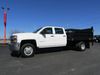 2015 Chevrolet Silverado 3500HD Crew Cab 4x4 with 9' Stake Body and Lift Gate