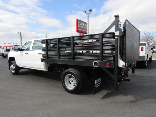2015 Chevrolet Silverado 3500HD Crew Cab 4x4 with 9' Stake Body and Lift Gate