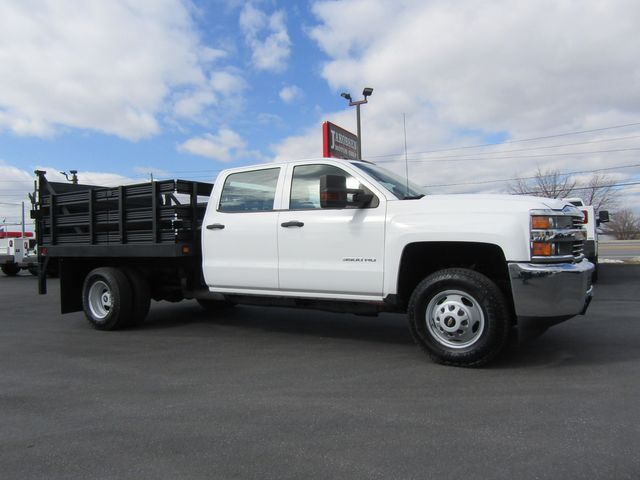 2015 Chevrolet Silverado 3500HD Crew Cab 4x4 with 9' Stake Body and Lift Gate