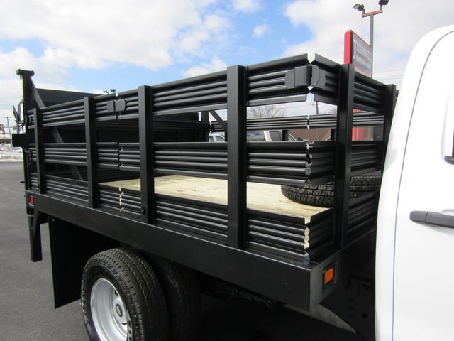 2015 Chevrolet Silverado 3500HD Crew Cab 4x4 with 9' Stake Body and Lift Gate