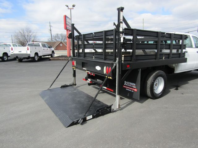 2015 Chevrolet Silverado 3500HD Crew Cab 4x4 with 9' Stake Body and Lift Gate