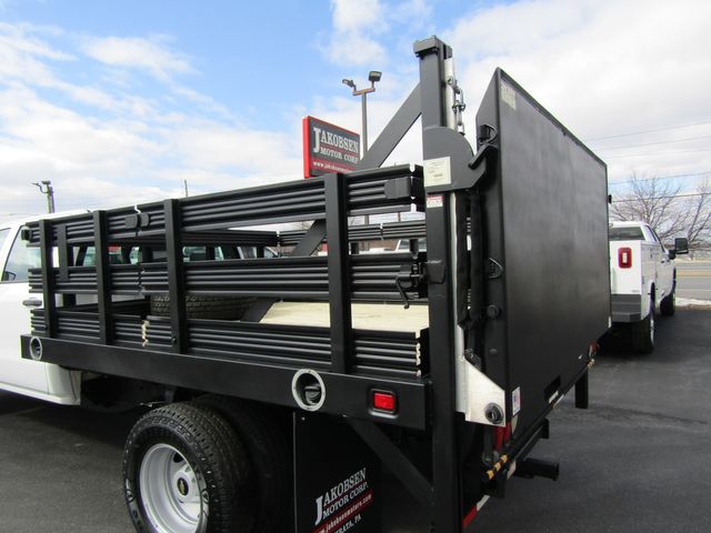 2015 Chevrolet Silverado 3500HD Crew Cab 4x4 with 9' Stake Body and Lift Gate