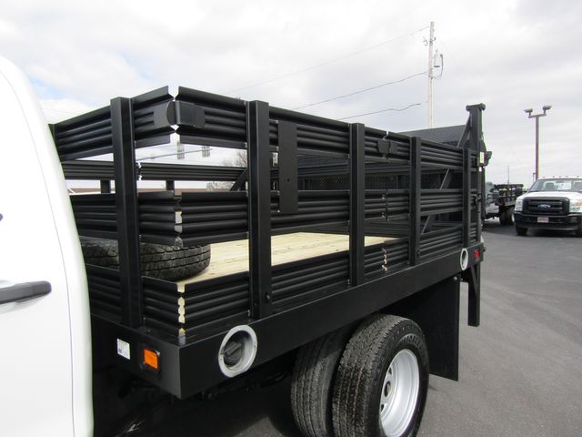 2015 Chevrolet Silverado 3500HD Crew Cab 4x4 with 9' Stake Body and Lift Gate