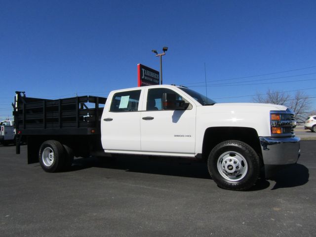 2015 Chevrolet Silverado 3500HD Crew Cab 4x4 with 9' Stake Body and Lift Gate