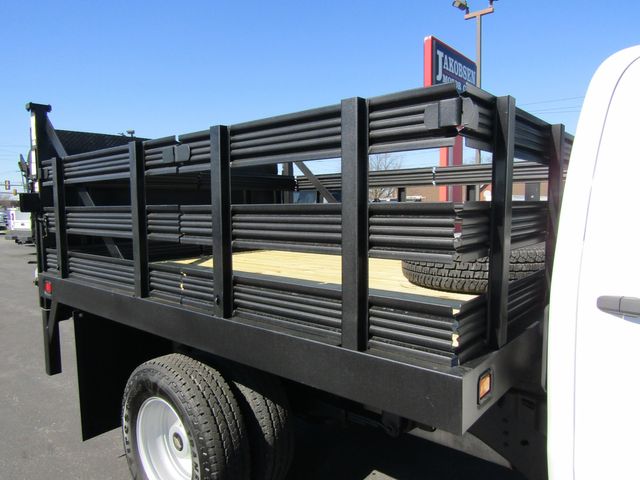 2015 Chevrolet Silverado 3500HD Crew Cab 4x4 with 9' Stake Body and Lift Gate