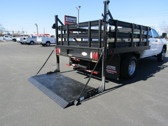 2015 Chevrolet Silverado 3500HD Crew Cab 4x4 with 9' Stake Body and Lift Gate