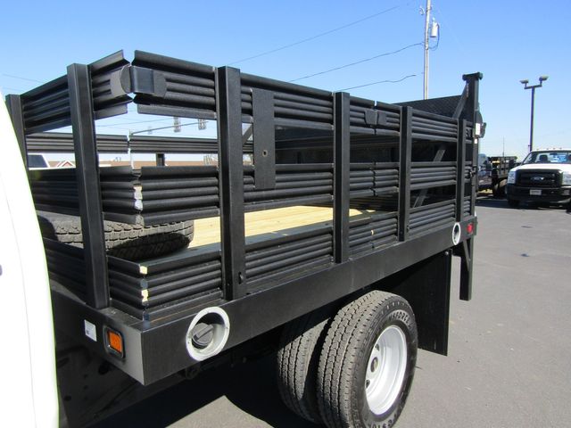 2015 Chevrolet Silverado 3500HD Crew Cab 4x4 with 9' Stake Body and Lift Gate