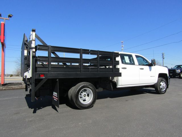 2015 Chevrolet Silverado 3500HD Crew Cab 4x4 with 9' Stake Body and Lift Gate