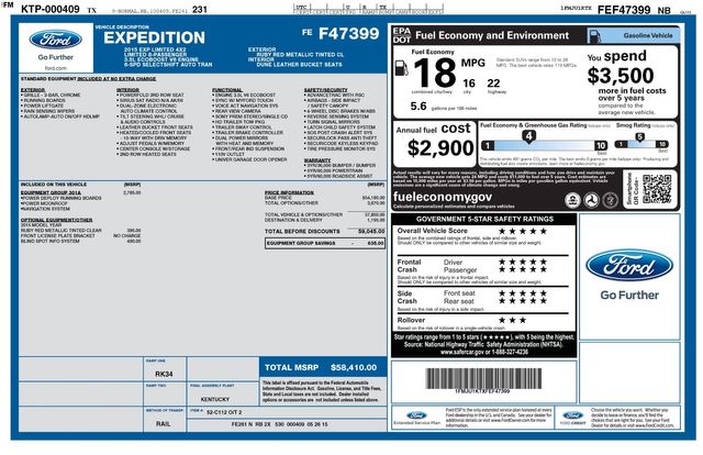 2015 Ford Expedition Limited 2015 Ford Expedition Limited