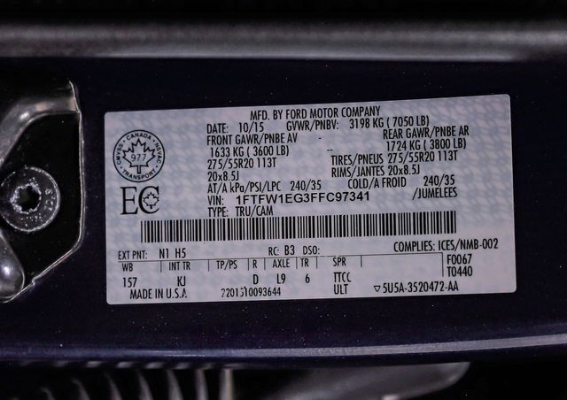 2015 Ford F-150 King Ranch 601A Tech Pkg. PANO DiamondBack Tonneau | Dallas, TX | East Dallas Diesel 2015 Ford F-150 King Ranch 601A Tech Pkg. PANO DiamondBack Tonneau | Dallas, TX | East Dallas Diesel