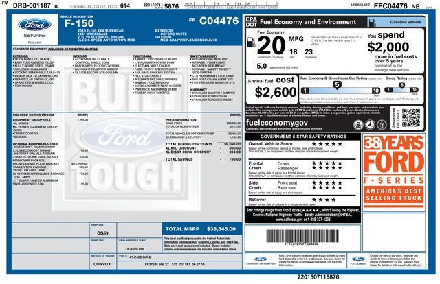 2015 Ford F-150 Lariat
