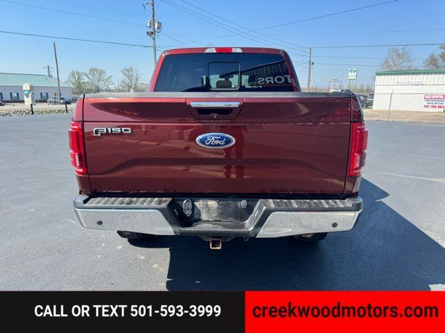 2015 Ford F-150 Lariat 4x4 Crew Cab FX4 Eco Boost LEVELED LowMiles