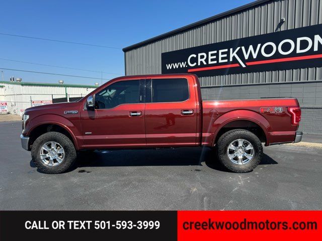 2015 Ford F-150 Lariat 4x4 Crew Cab FX4 Eco Boost LEVELED LowMiles