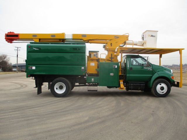 2015 Ford F-750 CHIPPER DUMP ELEVATOR BOOM TRUCK