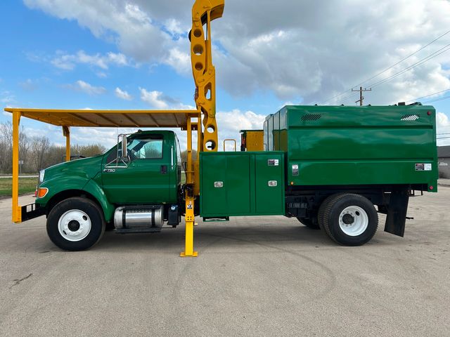 2015 Ford F-750 CHIPPER DUMP ELEVATOR BOOM TRUCK