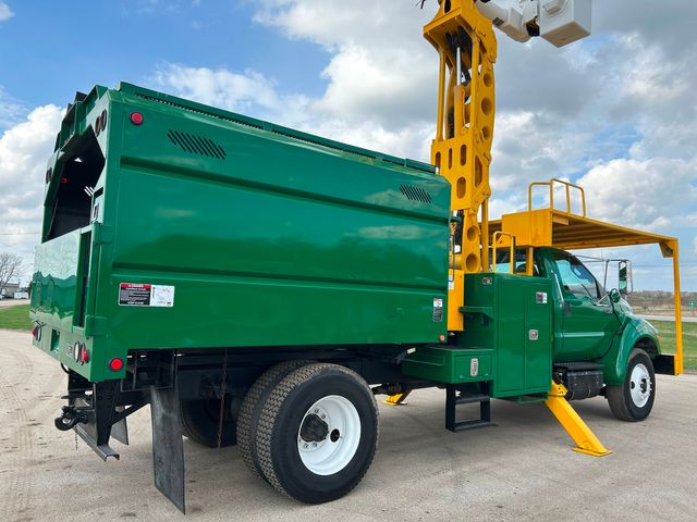2015 Ford F-750 CHIPPER DUMP ELEVATOR BOOM TRUCK
