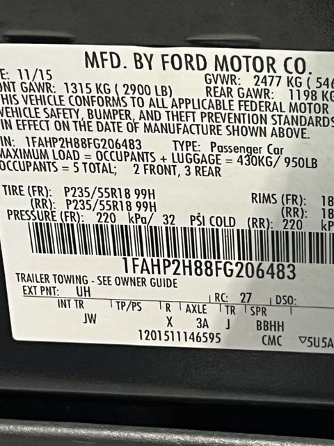 2015 Ford Taurus SEL | Annapolis, MD | Annapolis Public Auto Auction