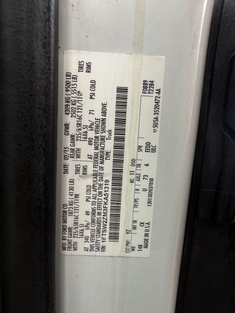 2015 Ford Transit 350