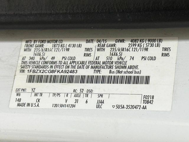 2015 Ford Transit 350 XLT 3dr LWB Medium Roof Passenger Van w/Sli... | Houston, TX | Houston Auto Credit 2015 Ford Transit 350 XLT 3dr LWB Medium Roof Passenger Van w/Sli... | Houston, TX | Houston Auto Credit