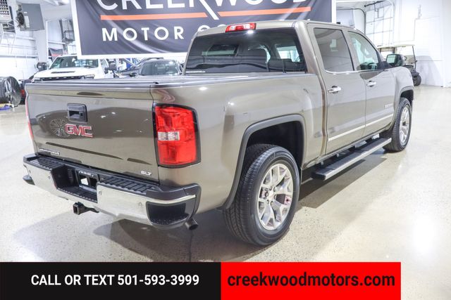 2015 GMC Sierra 1500 SLT 4x4 Z71 V8 Chrome 20s Financing Crew Cab Brown