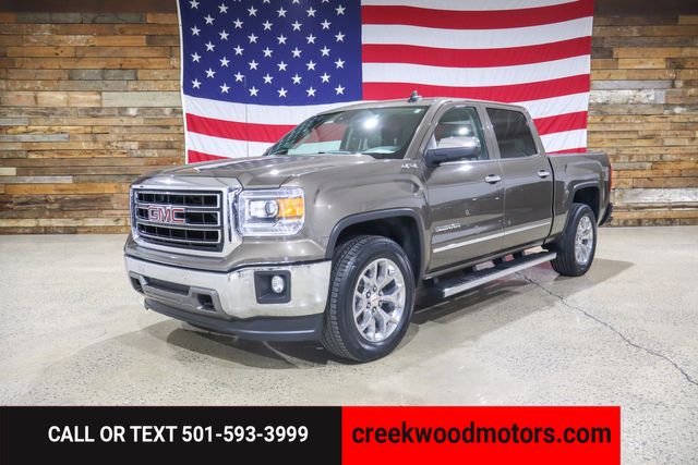 2015 GMC Sierra 1500 SLT 4x4 Z71 V8 Chrome 20s Financing Crew Cab Brown