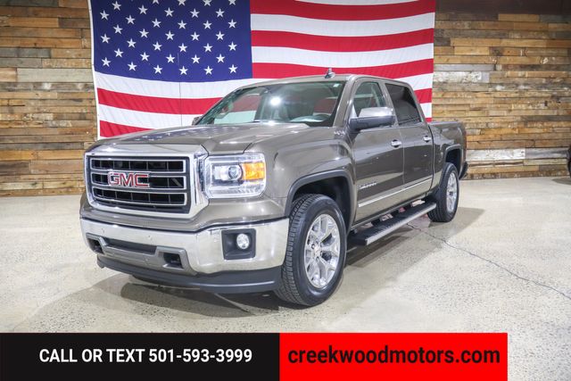 2015 GMC Sierra 1500 SLT 4x4 Z71 V8 Chrome 20s Financing Crew Cab Brown