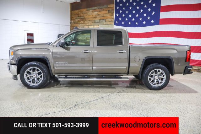 2015 GMC Sierra 1500 SLT 4x4 Z71 V8 Chrome 20s Financing Crew Cab Brown