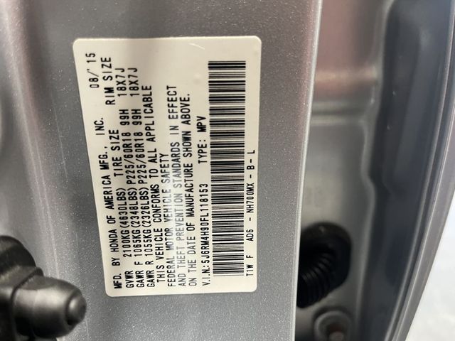 2015 Honda CR-V Touring | Annapolis, MD | Annapolis Public Auto Auction