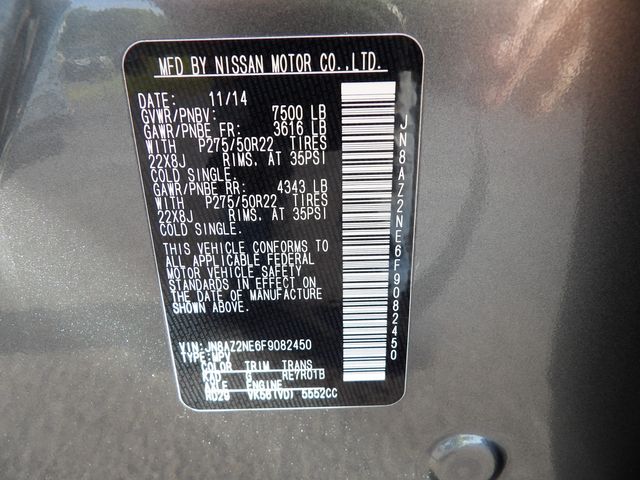 2015 Infiniti QX80 Base | Dalton, GA | Paniagua Auto Mall 2015 Infiniti QX80 Base | Dalton, GA | Paniagua Auto Mall