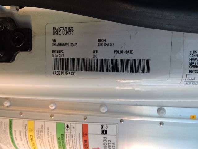 2015 International 4300 Non-CDL Box Truck 