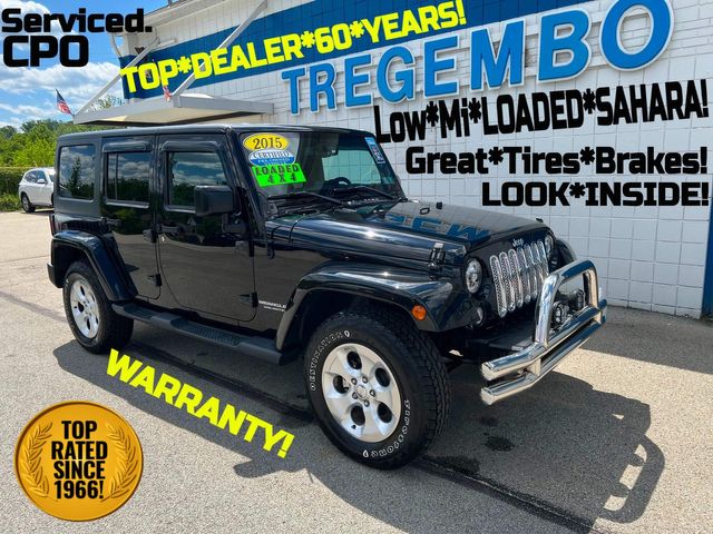 2015 Jeep Wrangler Unlimited Sahara | Bentleyville, Pennsylvania | Tregembo Motors