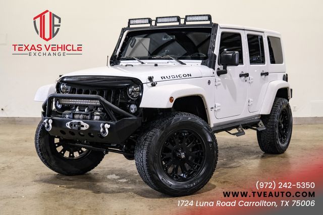 2015 Jeep Wrangler Unlimited Rubicon 4X4, AUTO, LIFTED, HARDTOP, 26K | Carrollton, TX | Texas Vehicle Exchange