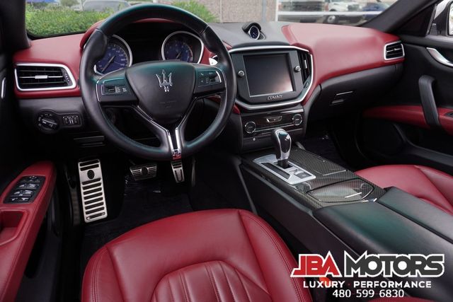 2015 Maserati Ghibli Sedan Silver over Red Carbon Fiber 22 Inch Wheels | MESA, AZ | JBA MOTORS 2015 Maserati Ghibli Sedan Silver over Red Carbon Fiber 22 Inch Wheels | MESA, AZ | JBA MOTORS