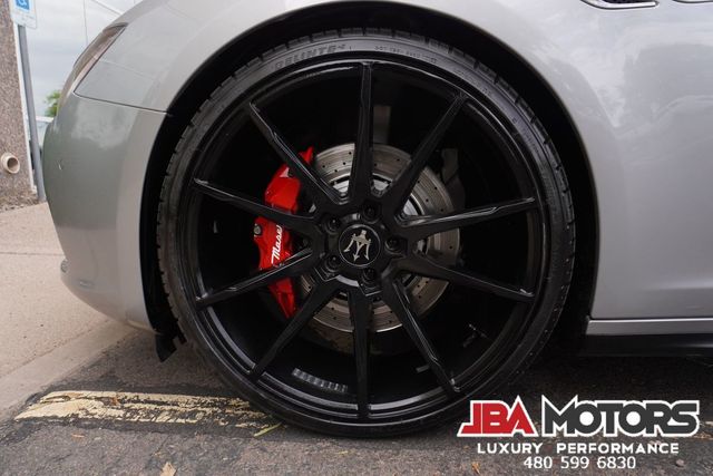 2015 Maserati Ghibli Sedan Silver over Red Carbon Fiber 22 Inch Wheels | MESA, AZ | JBA MOTORS 2015 Maserati Ghibli Sedan Silver over Red Carbon Fiber 22 Inch Wheels | MESA, AZ | JBA MOTORS