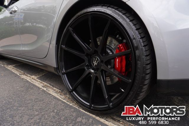 2015 Maserati Ghibli Sedan Silver over Red Carbon Fiber 22 Inch Wheels | MESA, AZ | JBA MOTORS 2015 Maserati Ghibli Sedan Silver over Red Carbon Fiber 22 Inch Wheels | MESA, AZ | JBA MOTORS