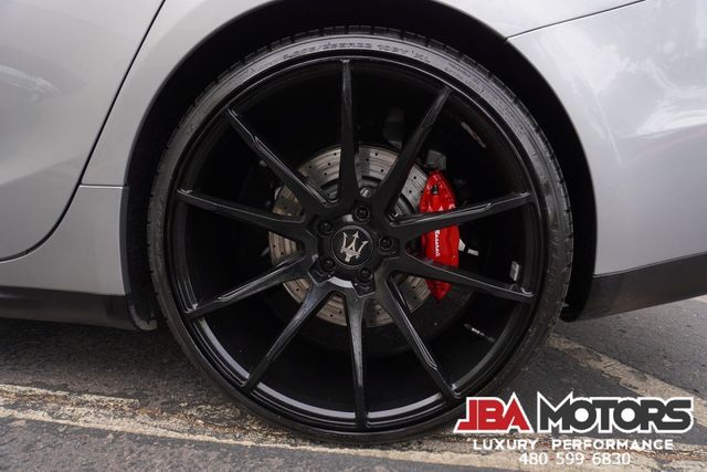 2015 Maserati Ghibli Sedan Silver over Red Carbon Fiber 22 Inch Wheels | MESA, AZ | JBA MOTORS 2015 Maserati Ghibli Sedan Silver over Red Carbon Fiber 22 Inch Wheels | MESA, AZ | JBA MOTORS