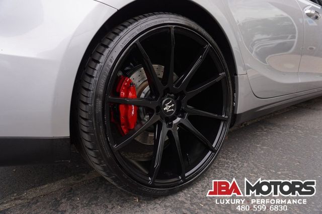 2015 Maserati Ghibli Sedan Silver over Red Carbon Fiber 22 Inch Wheels | MESA, AZ | JBA MOTORS 2015 Maserati Ghibli Sedan Silver over Red Carbon Fiber 22 Inch Wheels | MESA, AZ | JBA MOTORS