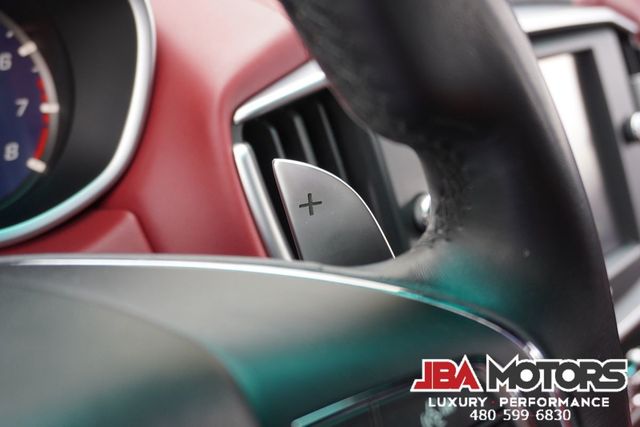 2015 Maserati Ghibli Sedan Silver over Red Carbon Fiber 22 Inch Wheels | MESA, AZ | JBA MOTORS 2015 Maserati Ghibli Sedan Silver over Red Carbon Fiber 22 Inch Wheels | MESA, AZ | JBA MOTORS